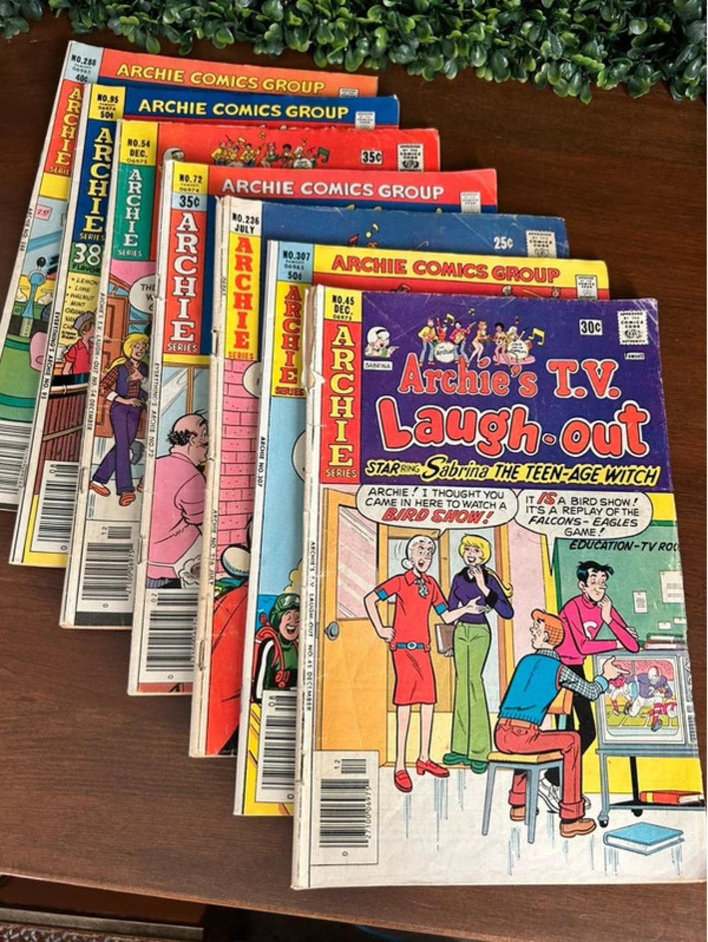 Vintage Archie Comics Lot of 7 TV Laugh-Out Everything’s Archie Reader Copies